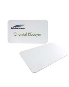 Aluminum Sublimation Insert for Sticky Note and Business Card Holders - 2" x 3.5" 