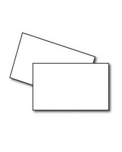 Aluminum One Sided Sublimation Business Card Plate - 3.5" x 2" (10/Pack)