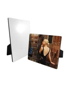 8" x 10" ChromaLuxe Hardboard Sublimation Photo Print Panel with Easel