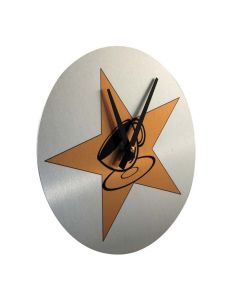 Frameless Aluminum Sublimation Wall Clock with Hands Kit - 8.125" Round