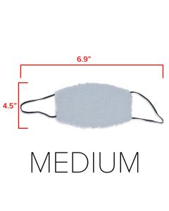 Reversible Sequin Sublimation Face Mask - Medium (1,000/case) - CLEARANCE