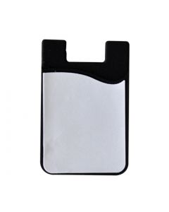 Sublimation Silicone Card Holder Black