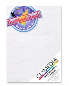 TheMagicTouch CL Media Sticker Paper for Laser Printers - White Gloss (8.3 x 11.7 in)