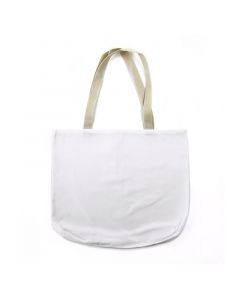 White Polyester Canvas Tote Bag for Sublimation