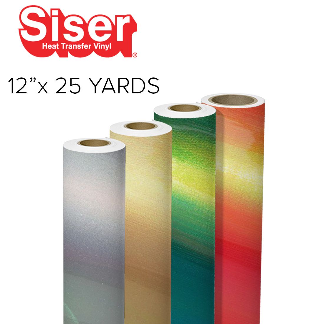 Siser EasyWeed Heat Transfer Vinyl - 12 x 25 yards
