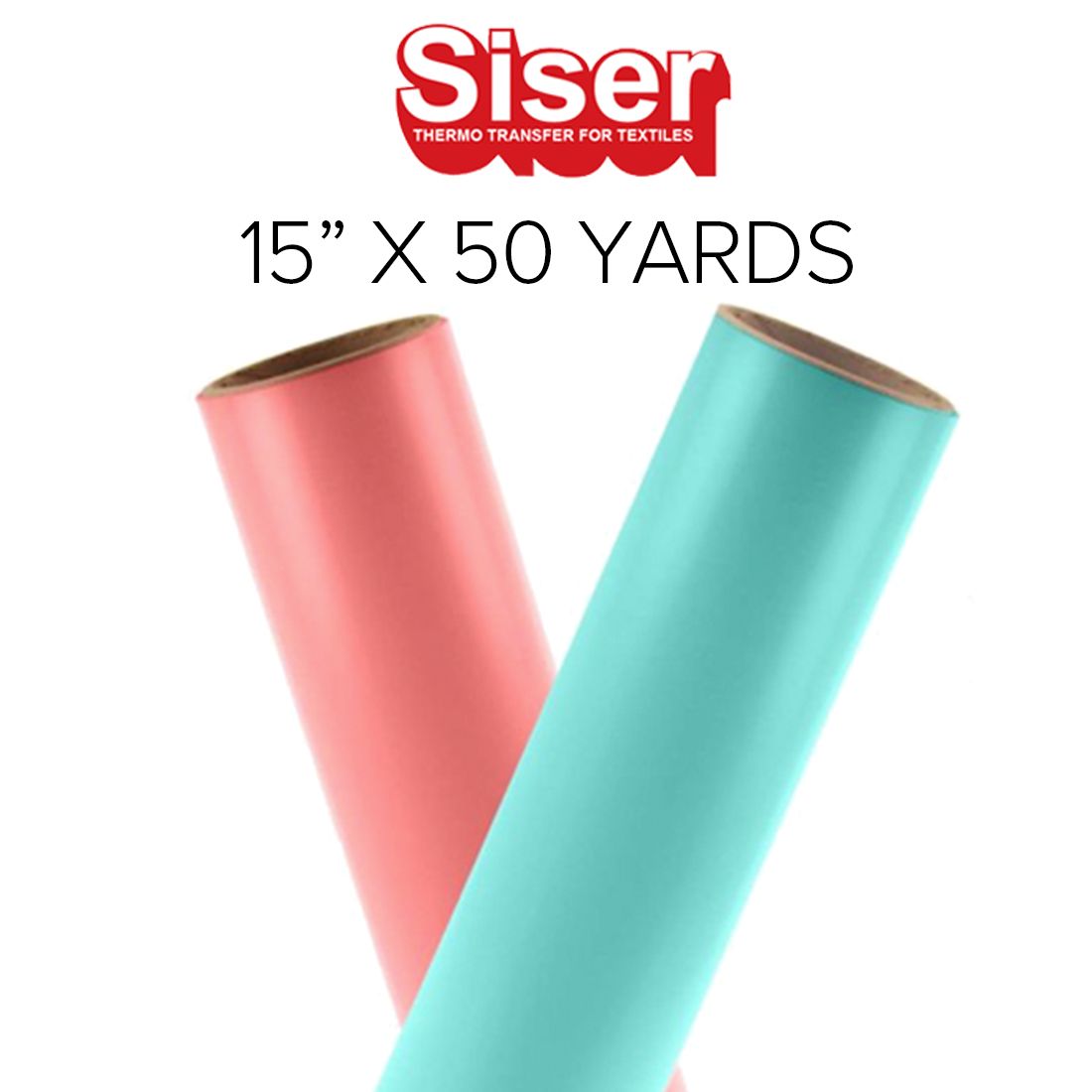 Siser EasyWeed Stretch Heat Transfer Vinyl Rolls - 15 x 50 Yards