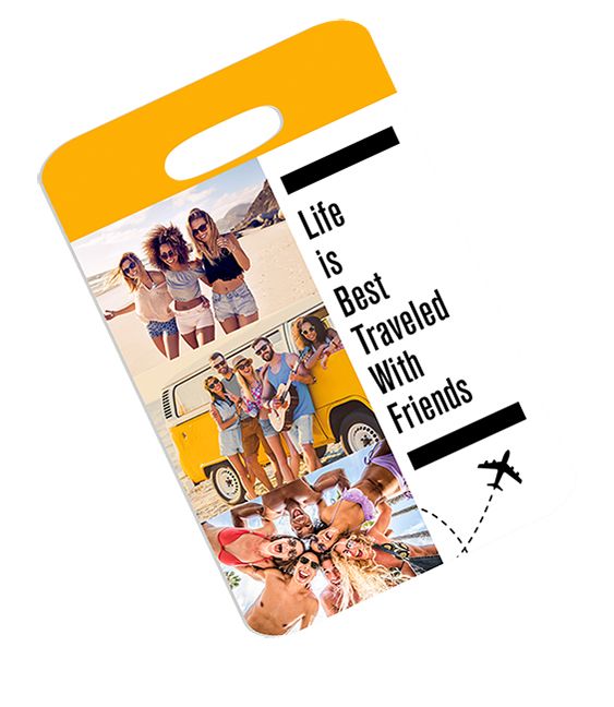 Blank plastic luggage tags sale