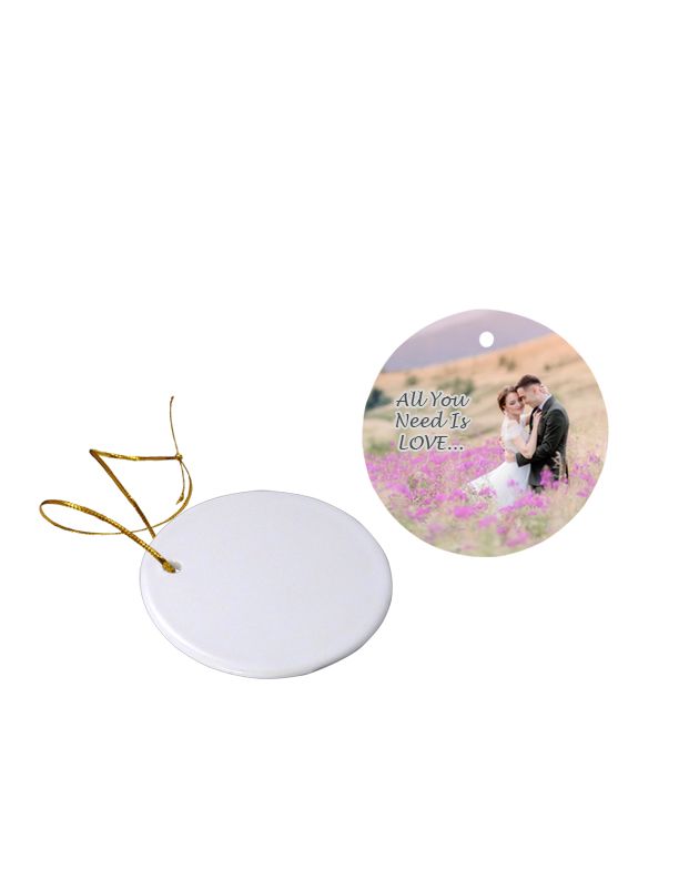 2.5 inch Round Blank Sublimation Earrings (2sided)/Sublimation