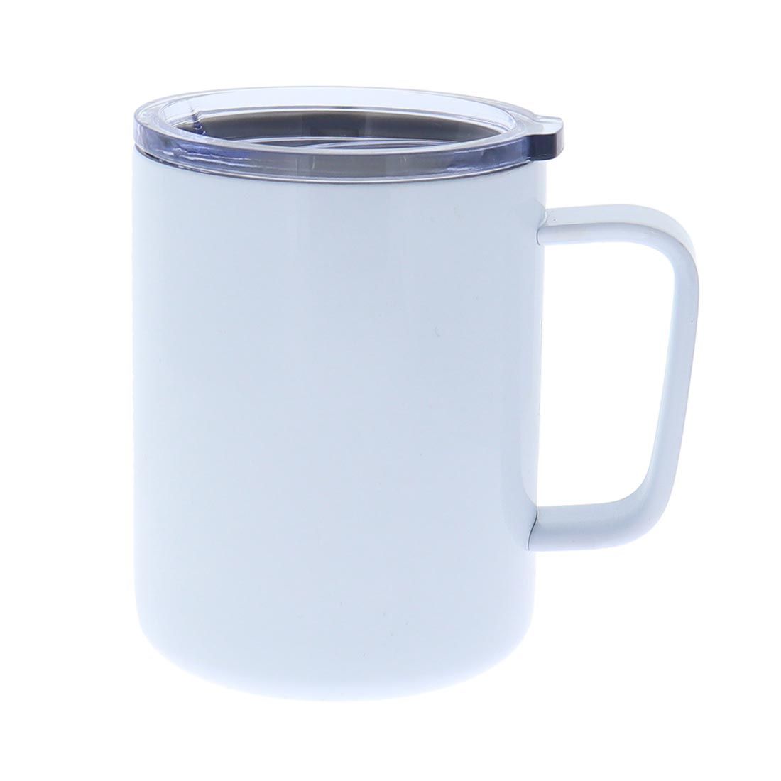 Sublimation Tumbler Mug White with Handle and Slide Lid 20 oz 4 Pack