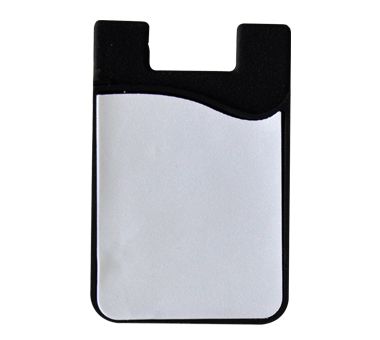 Sublimation Silicone Card Holder Black-22734