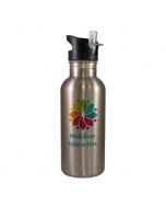 27872 - Silver Water Bottle