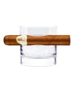 Whiskey Glass with Cigar 