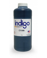 Indigo Ink for Water Based Dye Sublimation 1 Liter - Cyan
