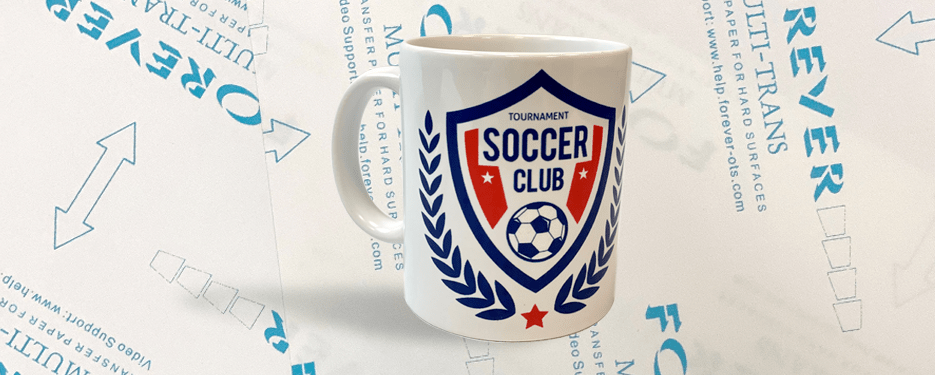 Mug football customisé avec photo