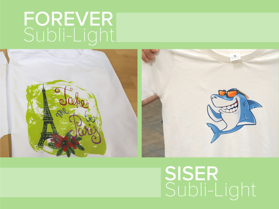 FOREVER Subli-Light and Siser EasySubli