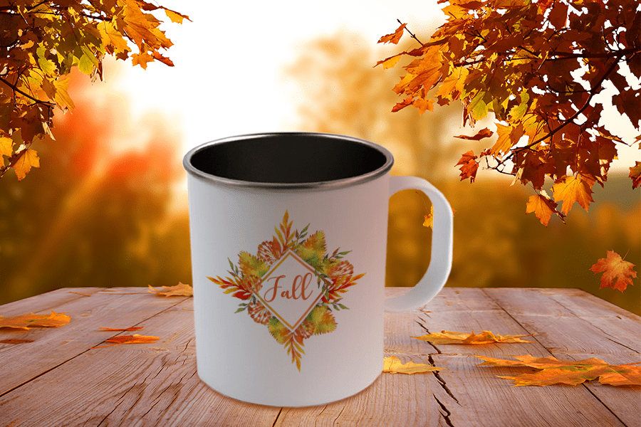 Decorated Sublimation Stainless Steel Camp Mugs