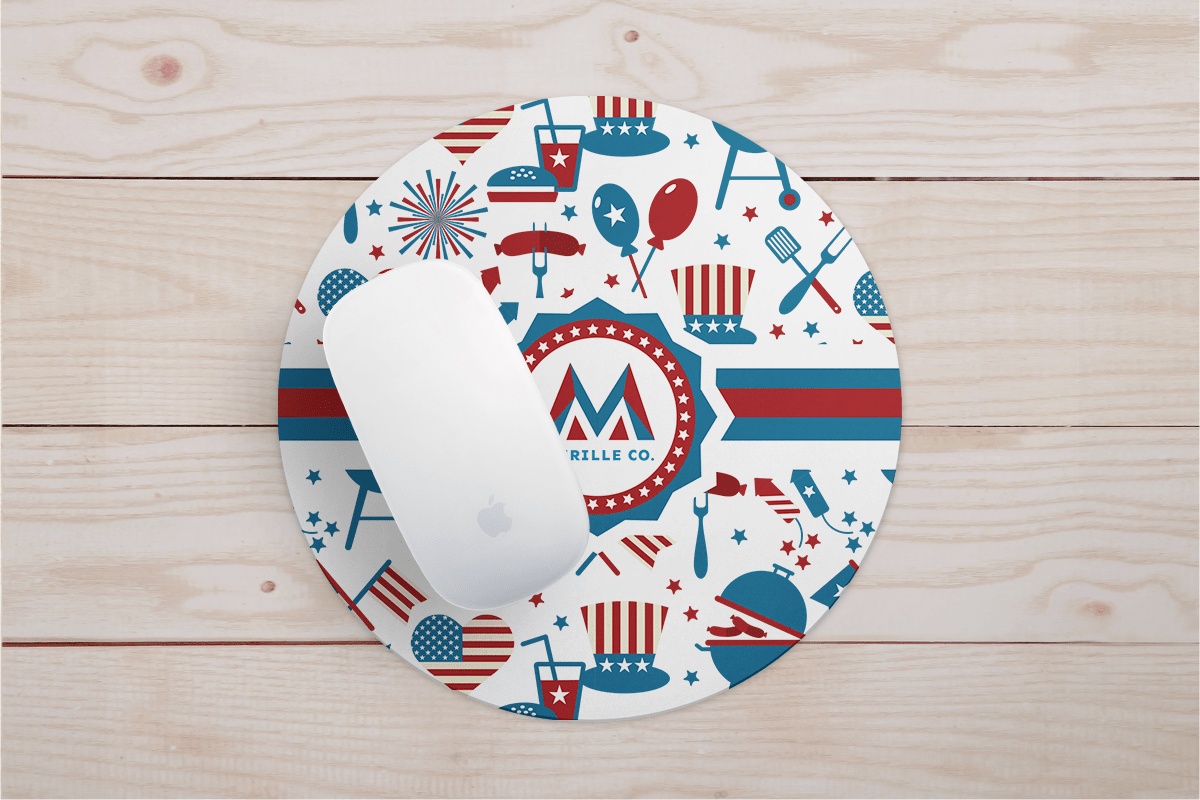 Sublimated Mousepad for the Fourth of July | Coastal Business Supplies