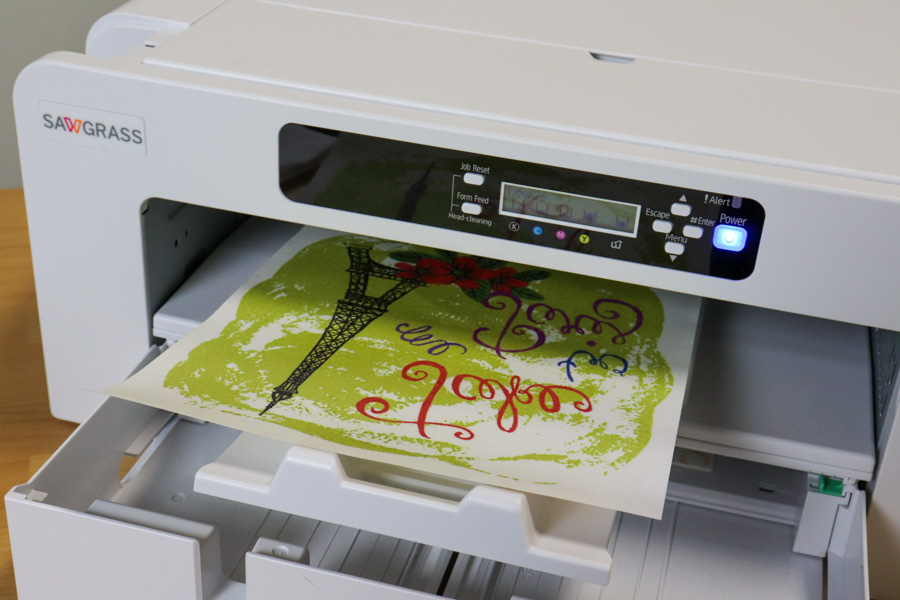 Printing FOREVER Subli-Light on the SG800
