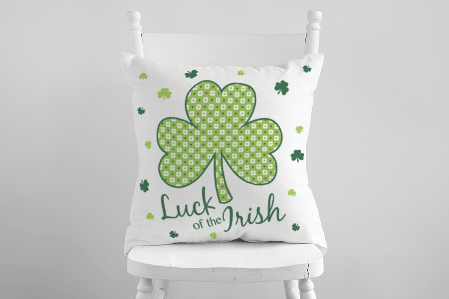 Pillow Case Decorated for St. Patrick's Day