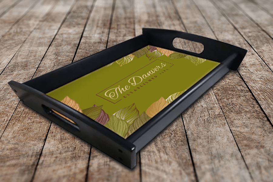 Decorated Sublimation Serving Tray