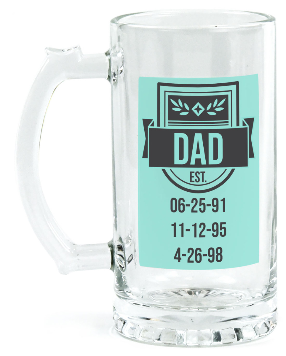 Sublimated Beer Stein for Father's Day | Coastal Business Supplies