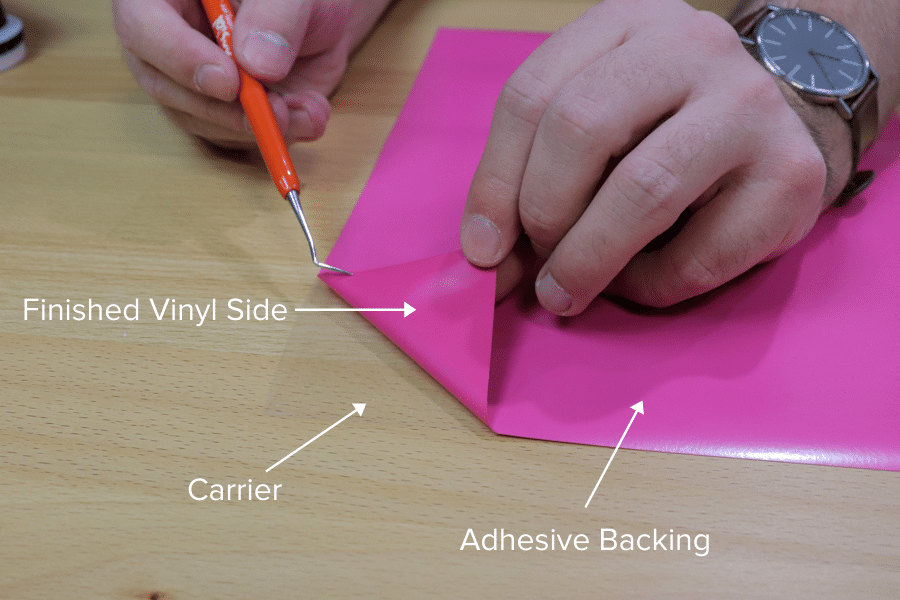 Day 1: Different types of vinyl (just adhesive vinyl, not heat transfe, Heat Transfer Vinyl