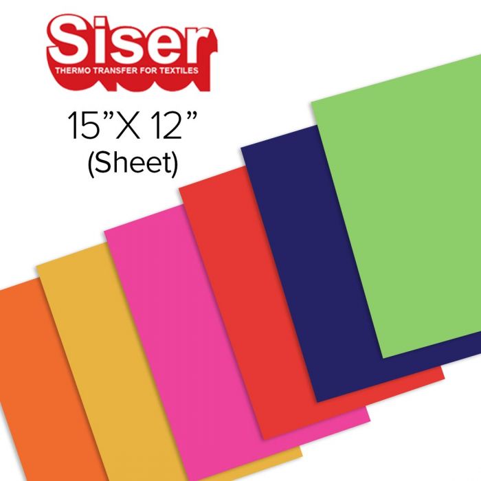 Red, 3 pack Siser EasyWeed 15x12 Sheet 