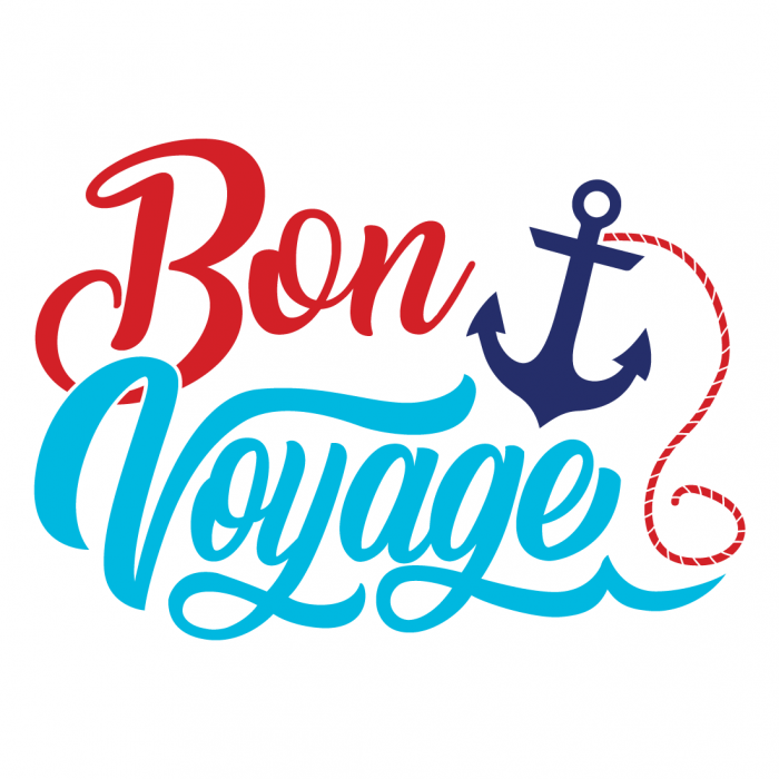 Bon Voyage Cookie Stamp Travel Holidays