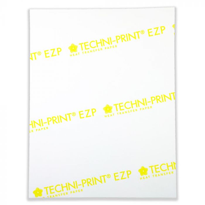 TECHNI-PRINT HS Heat Transfer Paper For Hard Surfaces 8.5" x 11" 10 Sheets 