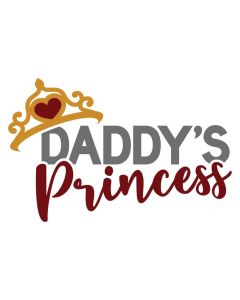 Daddy's Princess, Girl, Kids, Crown, SVG Design