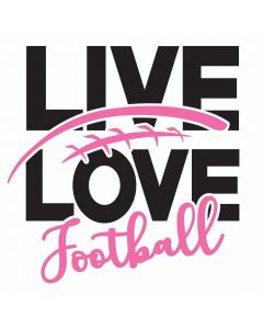 Live Love Football, Sports, Fall,  SVG Design