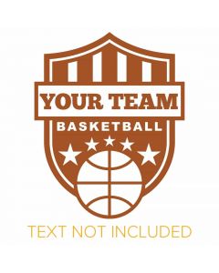 Basketball Crest, Sports, Team Spirit, SVG Design