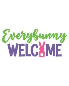 Everybunny Welcome, Bunny, Animal, Spring, SVG