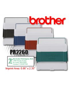 Brother Stamp 2260 Replacement - Customizable Pre-Inked Rubber Stamp