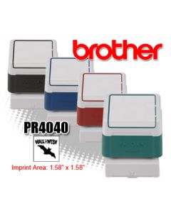 Brother Stamp 4040 Replacement - Customizable Pre-Inked Rubber Stamp - 6/pack