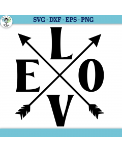 Love with Arrows SVG