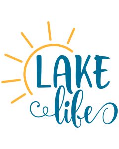 Lake Life Sun SVG Cut File