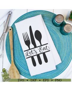 Let's Eat Kitchen SVG File