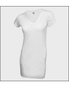 Sublimation Ladies V-Neck Shirt Dress by Vapor Apparel
