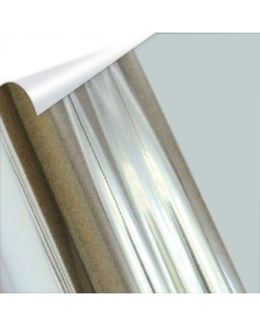 Heat Transfer Metallic Foil Roll - 12.5" x 100' - Silver - OVERSTOCK