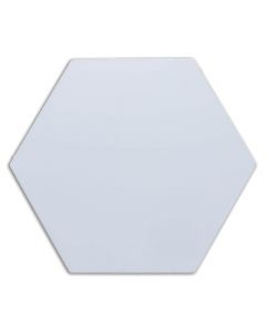 Hexagon Hardboard Sublimation Photo Panel with Kickstand - 7.5" x 6.53"