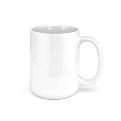 Download White Ceramic Sublimation Coffee Mugs 15 Oz