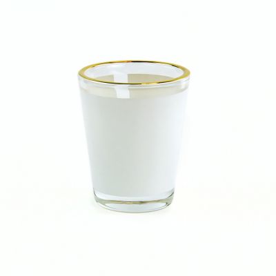 Download Clear Shot Glass With Gold Trim And Printable White Area 1 5 Oz
