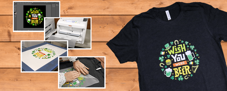 laser printing on shirts