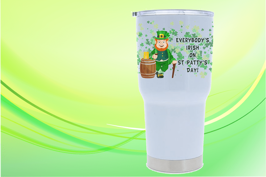 St. Patrick's Day 30 oz. Sublimation Tumbler